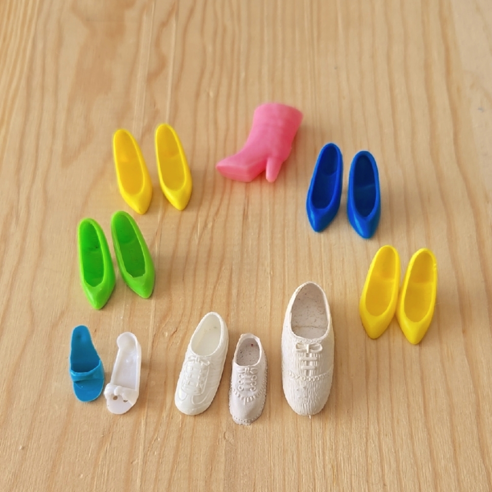 Mixed Lot Of Barbie And Ken Shoes